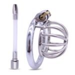 Side view of Metal Penis Plug