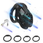 Black Honeycomb Cock Cage All Accessories Display