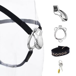 Exquisite Shell Design Metal Chastity Cage