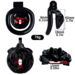 Flower Shape Lock Cage All views of size