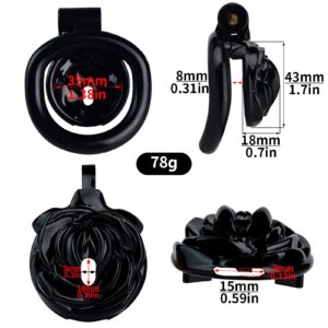Flower Shape Lock Cage All views of size