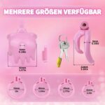 Size Details of Pink Resin Special Chastity Cage with