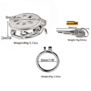 metal steel chastity cage spiked flat stainless equipped wearing guide graphic