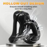 How to wearing Small Short Black Chastity Cage Set display