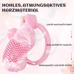 PinkChest Chastity Cage Set Features