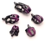 All size of Small Resin Purple Chastity Cage