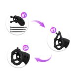 Breathable Silicone Male Chastity Cage Instructions