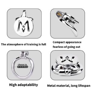 Each view of Hollow Metal Chastity Cage