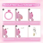 How to use Pink Resin Special Chastity Cage