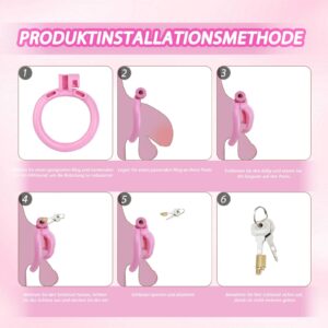 How to use Pink Resin Special Chastity Cage