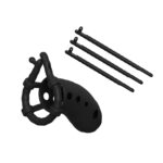 Black Ventilated Chastity Cage