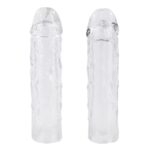 Transparent Veined Silicone Penis Sleeve 2 ps