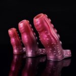 Tentacle Texture Penis Sleeve 3 diameter comparison