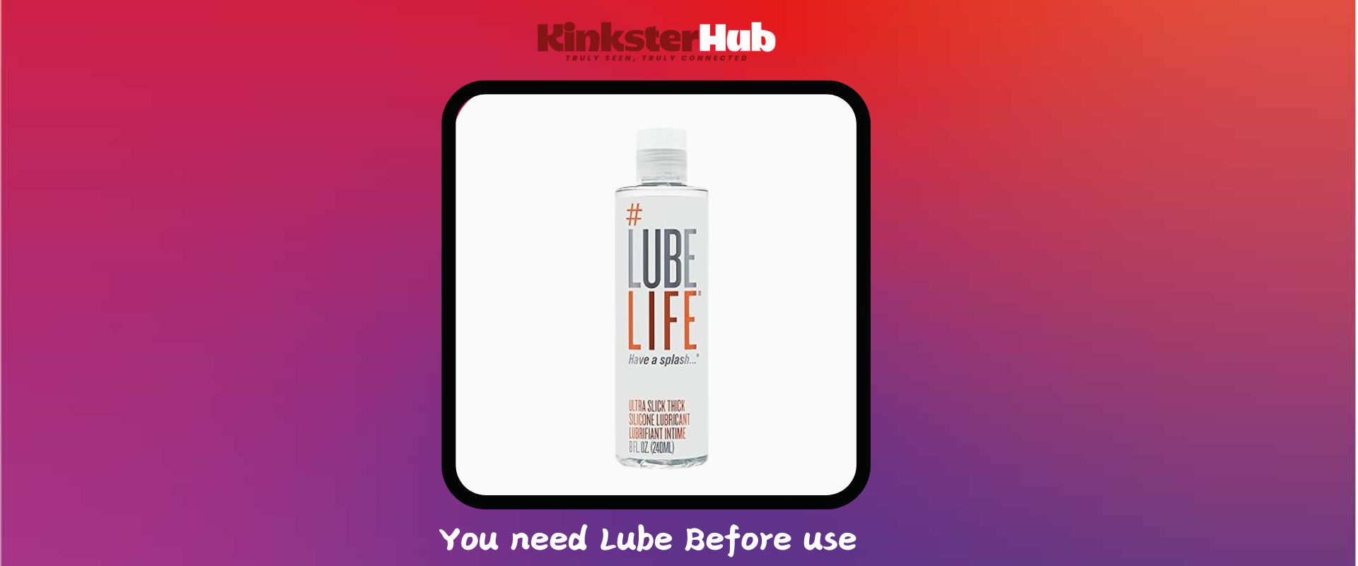 Flat lay of safety scissors, cuffs, and lube