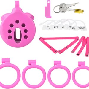 All parts of Breathable Resin Chastity Cage