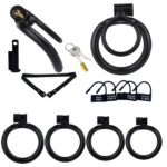 Small Double-Ring Black Chastity Cage Set