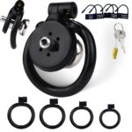 Flat Black Negative Chastity Cage