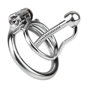Stainless Steel Urethral Dilator Chastity Cage