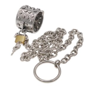 Spiked Stainless Cock Ring for CBT Torture & Scrotum Pressure