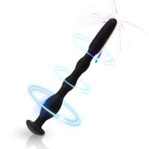 Flexible Silicone Urethral Plug with Prostate Massage Stimulation