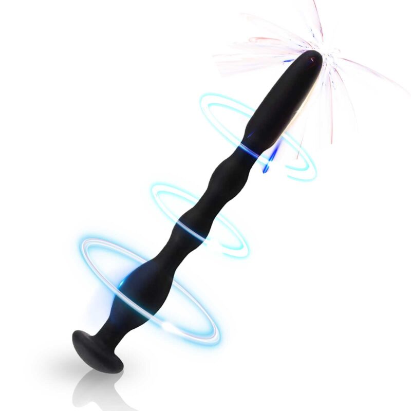 Flexible Silicone Urethral Plug with Prostate Massage Stimulation