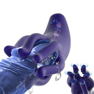 Handheld Penis Vibrator with 10 Vibes for Grip-Control Training