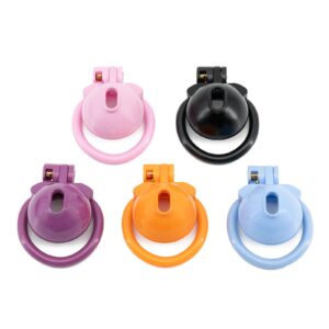 resin chastity cage colors breathable rings wearing guide graphic