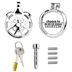 metal steel chastity cage stainless cock spiked extreme back product view