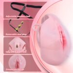 All Parts of Pink Simulation Chastity Cage with Anal Plug