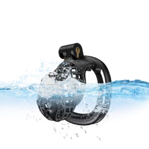 resin chastity cage imitation labia angled product view