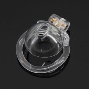 resin chastity cage colors breathable rings back product view