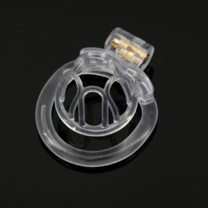 resin chastity cage colorful skin-friendly material feature detail graphic