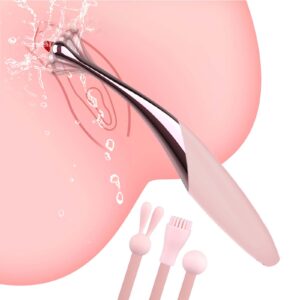 3-Head High-Frequency G-Spot & Clit Vibrator – 10 Vibration Modes