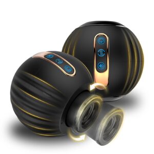 8-Mode Rotating & Thrusting Penis Masturbator – Realistic Textured Cup