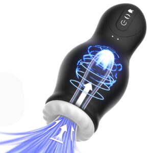 Dual-Action Masturbator Cup with 7 Suction & 7 Vibration Modes