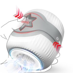 Open-Ended Vibrating Penis Trainer with 10 Modes – Hands-Free Masturbator Cup