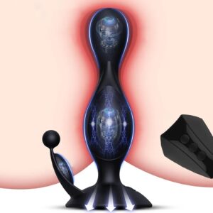 Anal Vibrator with 10 Vibrations & 5 Electroshock Modes | Prostate Stimulator for Men