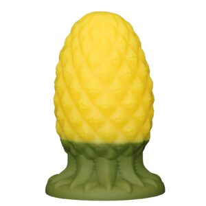 Pineapple Alien Analplug with Suction Base – Textured Fantasy Dildo
