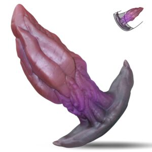 Anchor-Base Alien Analplug with Textured Shaft – Prostate Dildo Toy