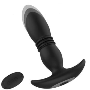 12-Mode Prostate Massager with Dual Vibration & Thrust – Remote Plug