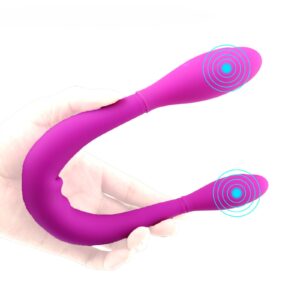 Flexible Dual Motor Dildo – 7-Mode G-Spot & Vaginal Vibrator for Pair Play