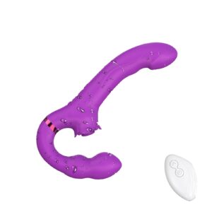 Dual Motor Vibrator with 10 Vibes & Remote – G-Spot & Clit Toy for Couples