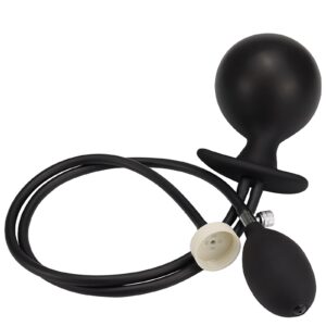 Inflatable Anal Plug with Enema Bulb – Adjustable Expansion Toy