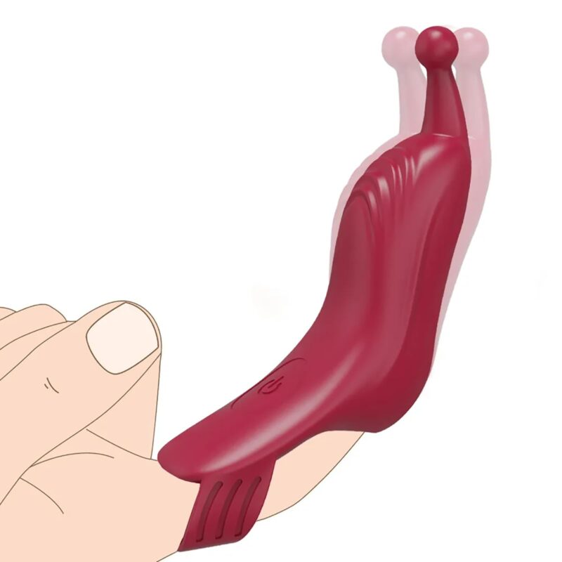 10-Mode Finger Vibrator Sleeve for Clit, Nipples & G-Spot Control