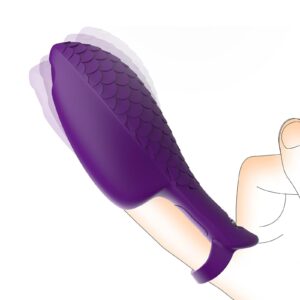 Textured Finger Vibrator with 10 Modes – Clit, Nipple & G-Spot Play