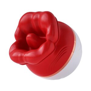 Licking & Suction Tongue Vibrator – 5 Oral Modes + 3 Suction for Clit & G-Spot