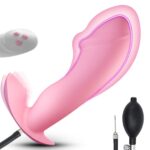 Inflatable Anal Plug with 10 Vibration Modes for SM Expansion Play