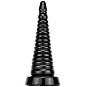 25cm Pagoda-Shape XXL Anal Plug with Suction for Extreme Play