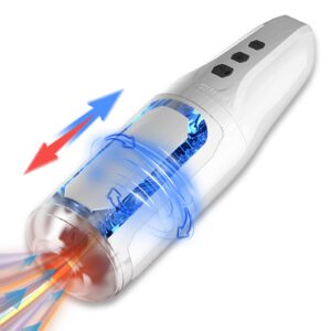 3D Vagina Masturbator with 4 Suction & 8 Vibration Modes for Men