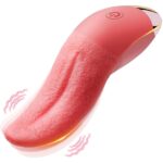 Realistic Tongue Vibrator with 10 Modes – Clit & Nipple Oral Simulation(Type-A)